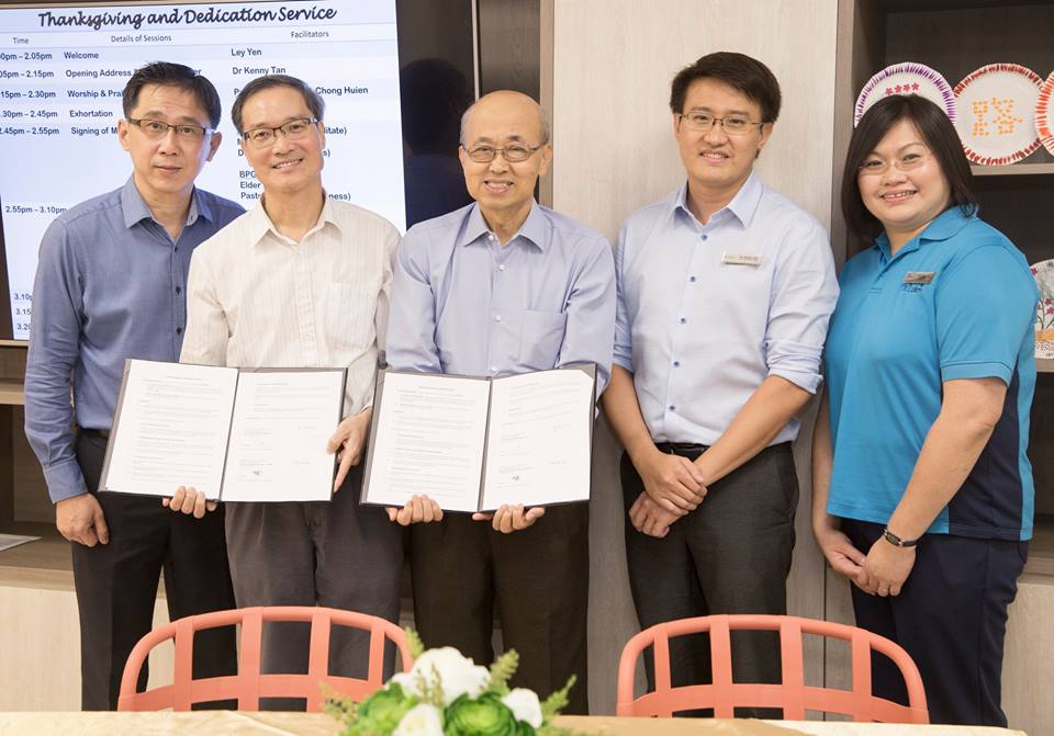 SLEC Signs MOU with Bukit Panjang Gospel Chapel