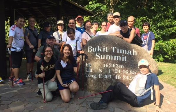 Trekking up Bukit Timah Hill (H.E.A.L)