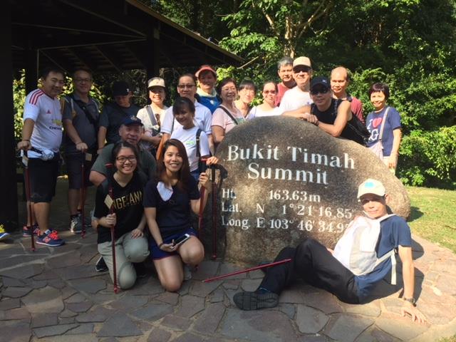 Trekking up Bukit Timah Hill (H.E.A.L)