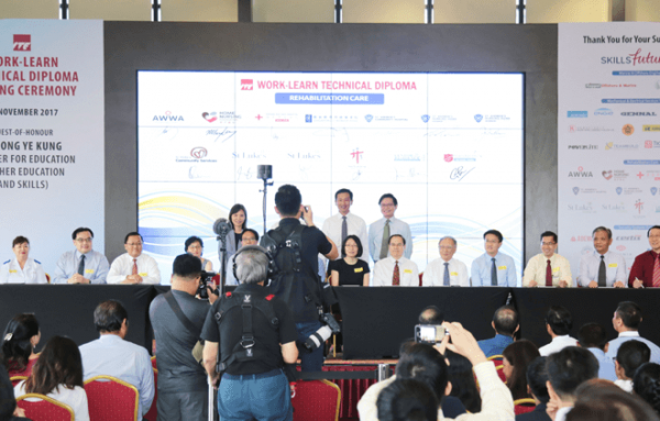 Work-learn Technical Diploma signing ceremony