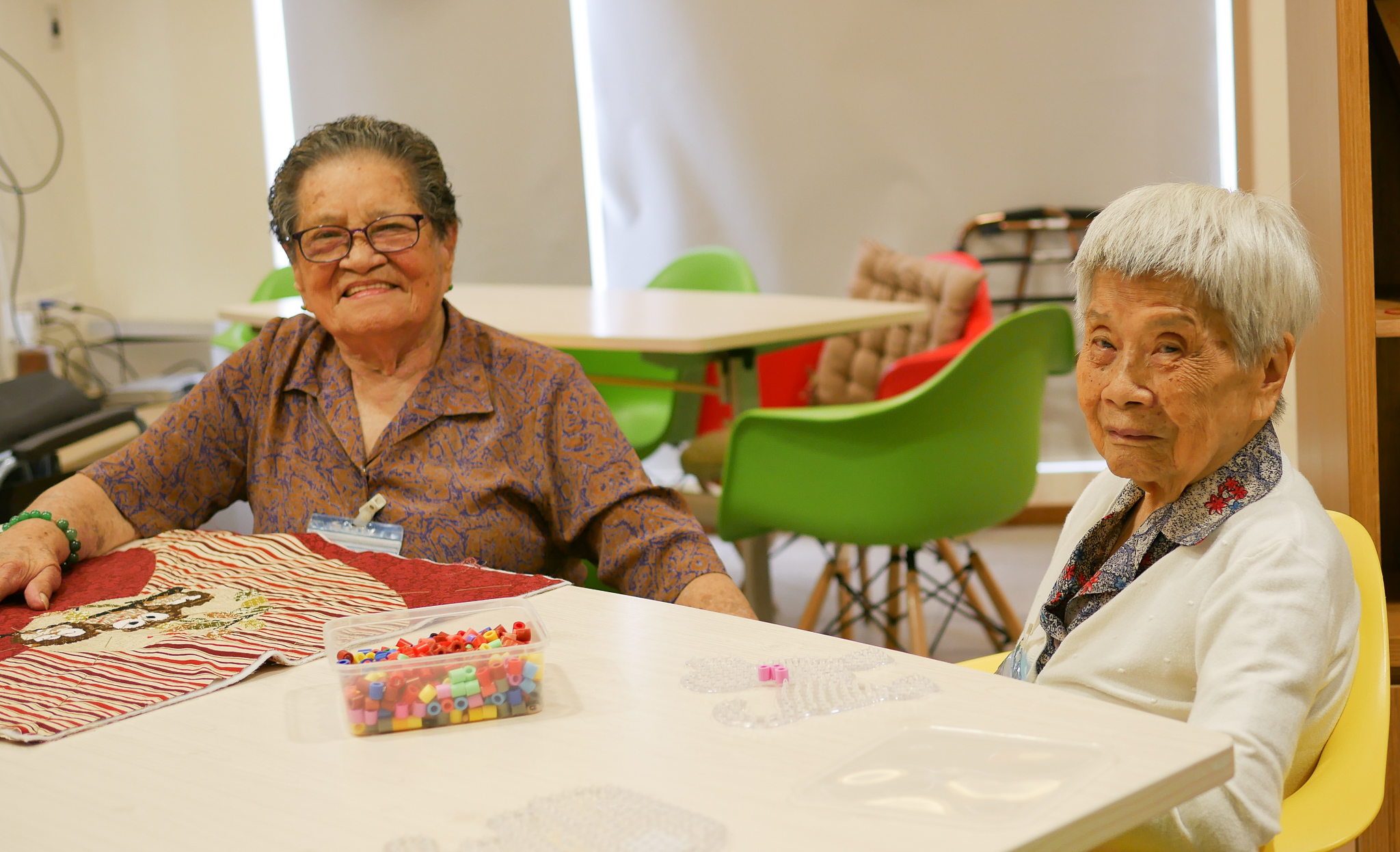 Mdm Lim and Mdm Yeo's friendship date back to the 1940s